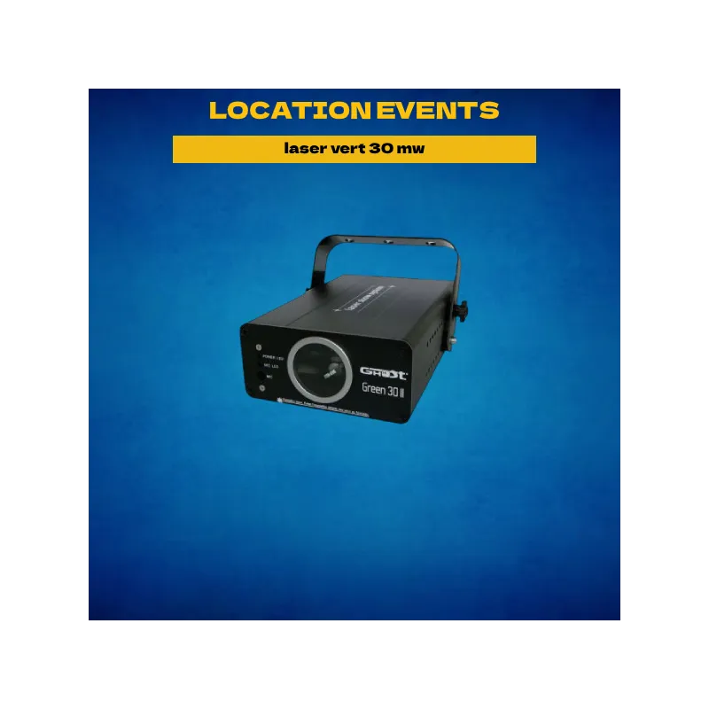 Location laser vert 30 mw