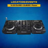Location Pack DJ 2X CDJ350 + 1 DJM350 - Pioneer - Location events