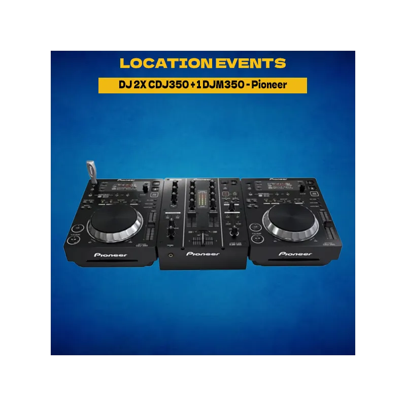 Location Pack DJ 2X CDJ350 + 1 DJM350 - Pioneer