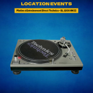 Location Platine à Entrainement Direct Technics - SL 1200 MKII - Location events