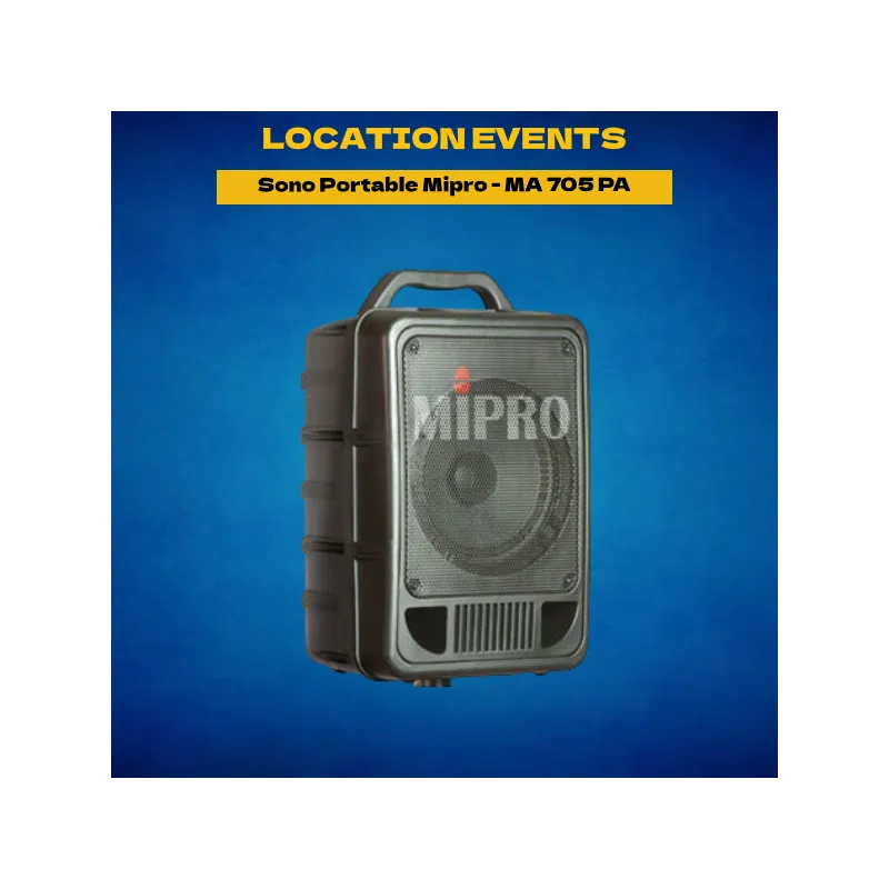 Location Sono Portable Mipro - MA 705 PA
