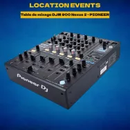 Location table de mixage DJM 900 Nexus 2 - PIONEER -location events