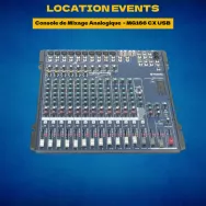 Location Console de Mixage Analogique Yamaha - MG166 CX USB - Location events