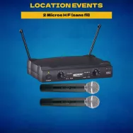 Location 2 Micros H F (sans fil) - Location events