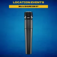 Location micro SHURE SM 57 - Location events