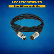 Location cable XLR 20M - Location events