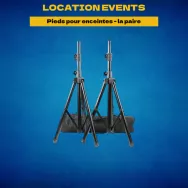 Location Pieds pour enceintes - la paire