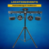 Location pack éclairage 3 - 6 effet en 1