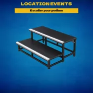 Location Escalier pour podium - Location events