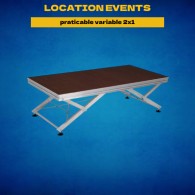 Location praticable variable 2x1