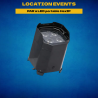 Location projecteur PAR à LED portable et sans fil (extérieur) - HexIP