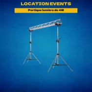 Location portique lumière de 4M