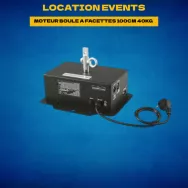 Location MOTEUR BOULE A FACETTES 100CM 40KG DMX