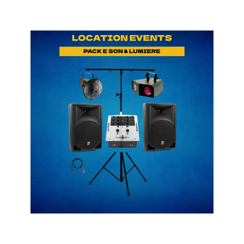 Location PACK E SON & LUMIERE - 20 A 50 personnes
