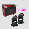 Location Pack 2 Lyre LED Fusion 250W + Flight Case