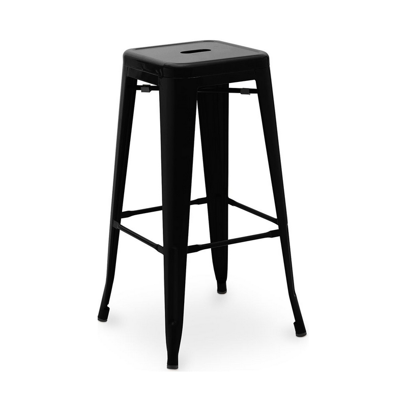 Location Tabouret industriel noir H 76 cm