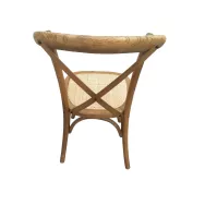 Location Chaise BISTROT dos croisé en Bois