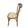 Location Chaise BISTROT dos croisé en Bois