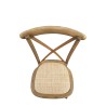 Location Chaise BISTROT dos croisé en Bois
