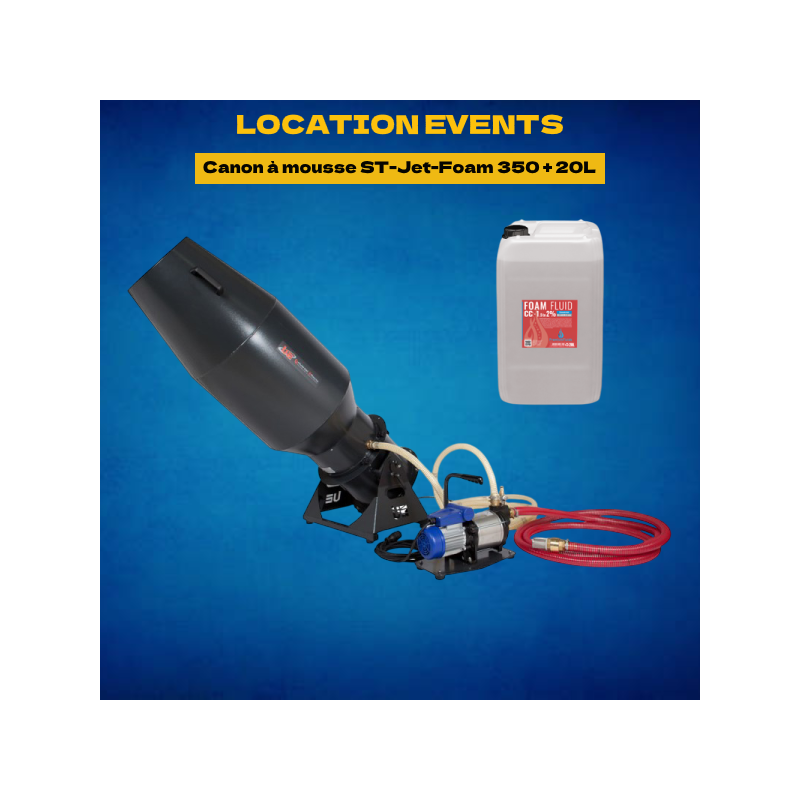 Location de Canon à mousse ST-Jet-Foam 350 + 20 L CC