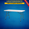 Location Table rectangulaire 183x76 cm