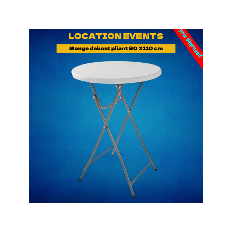 Location mange debout pliant 80 X110 cm
