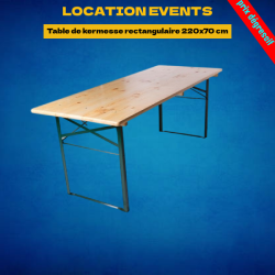Location Table de kermesse...