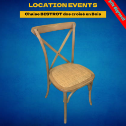 Location Chaise BISTROT dos...