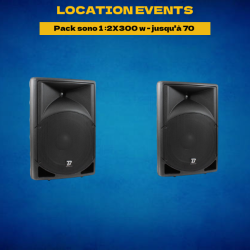 Location pack sono: 2 x 300...