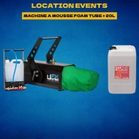 LOCATION MACHINE A MOUSSE FOAM TUBE