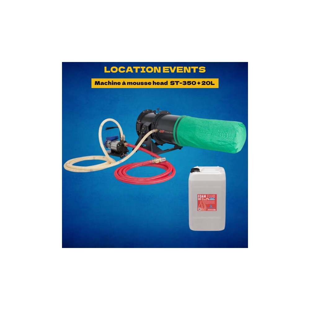 Location machine à mousse head foam ST-350