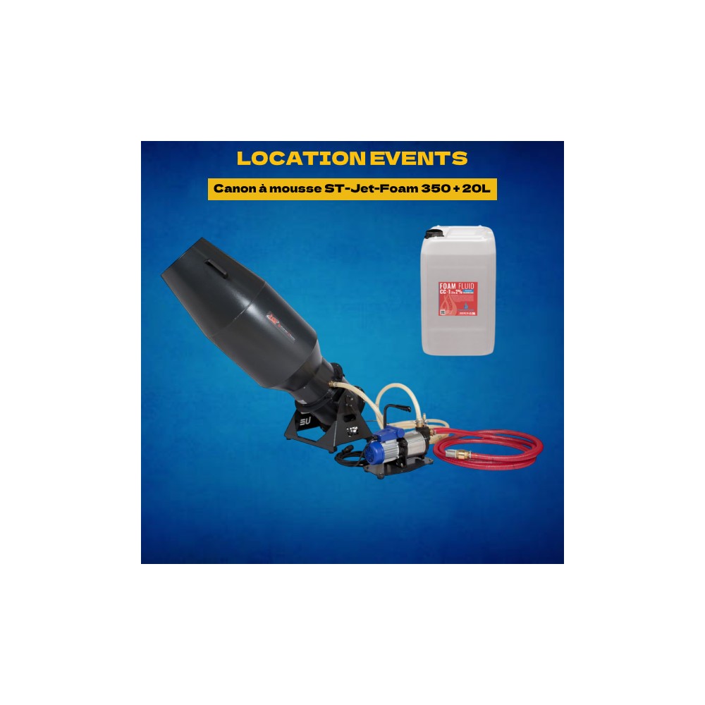 Location de Canon à mousse ST-Jet-Foam 350 + 20L CC