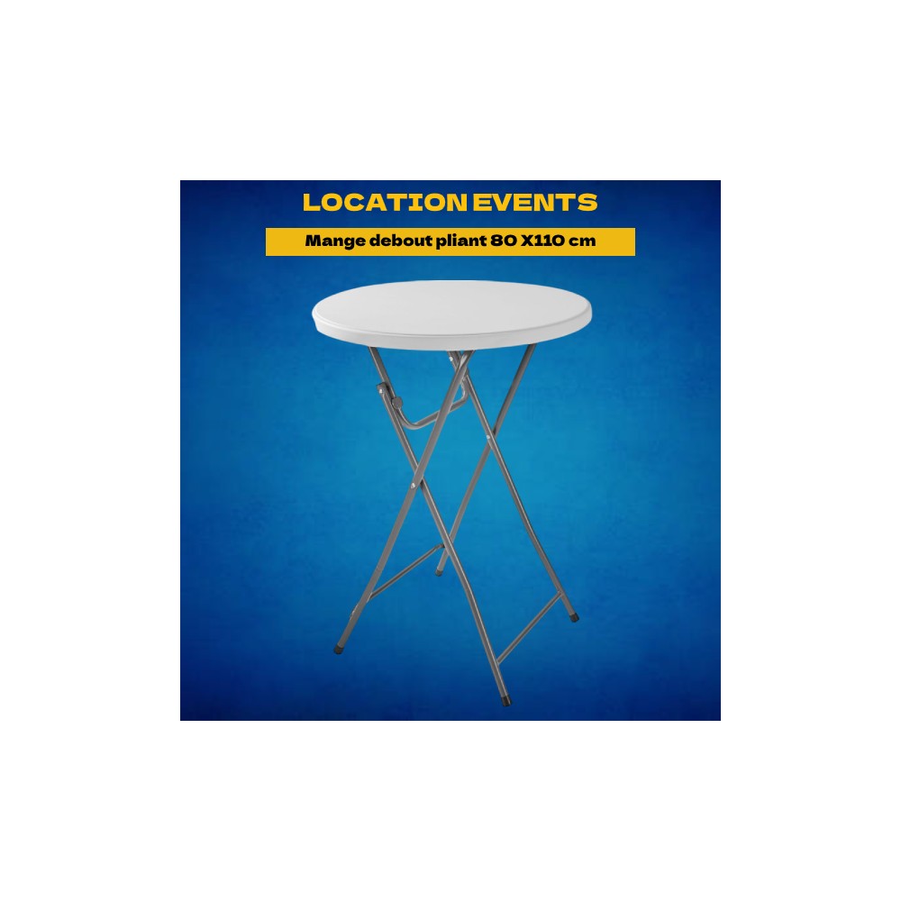 Location mange debout pliant 80 X110 cm Orléans • Nevers • Tours