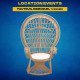 Location fauteuil Emmanuel en rotin