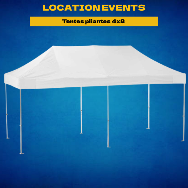 Location Tentes pliantes 4x8 - Location events