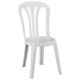 Location de chaises Miami blanches pour réception et mariage - Orléans, tours et Nevers