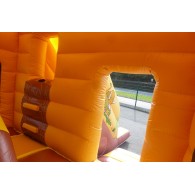 Location structure gonflable Maison Toboggan Western – détail