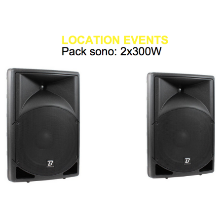 Location pack sono: 2 x 300...