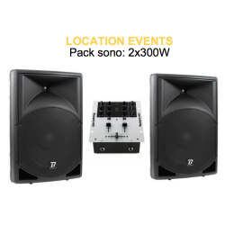 Location pack sono 2x300w...