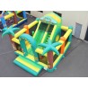 Location structure gonflable COMPLEXE TOBOGGAN 230 TUNNEL Jungle