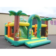 Location structure gonflable COMPLEXE TOBOGGAN 230 TUNNEL Jungle