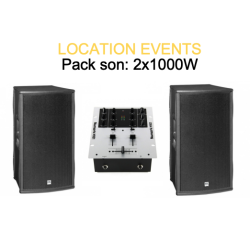 Location pack sono 2x1000w