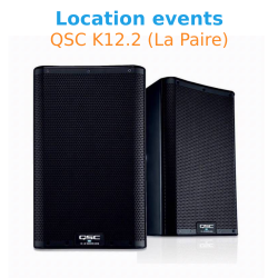 Location Paire d'enceinte amplifiée QSC K12.2