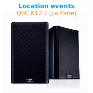 Location Paire d'enceinte amplifiée QSC K12.2