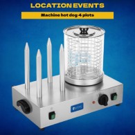 Location Machine à hot dog 4 plots