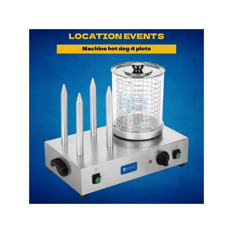 Location Machine à hot dog 4 plots
