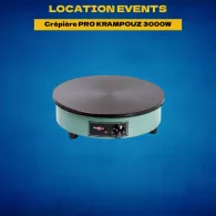 Location crêpière professionnelle 3Kw - KRAMPOUZ Location crêpière professionnelle 3Kw - KRAMPOUZ