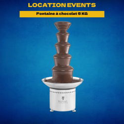 Location fontaine à chocolat - 5 étages - 6 kg