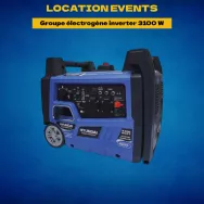 Location groupe électrogène inverter 3100 W - Location events