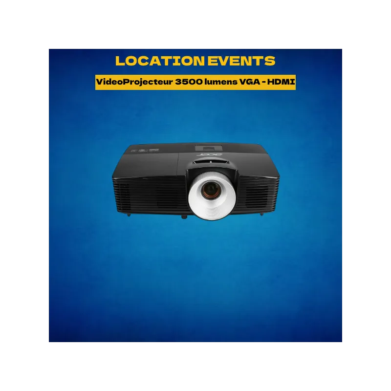Location vidéoprojecteur 3500 lumens Full HD